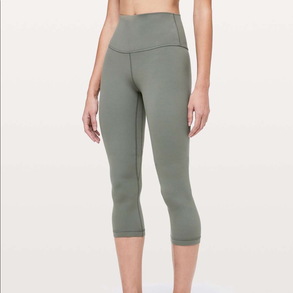 Lululemon Align Crop in Grey Sage